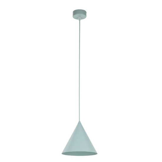 Lampada a sospensione menta forma a cono 19cm Lampada a sospensione menta forma a cono 19cm