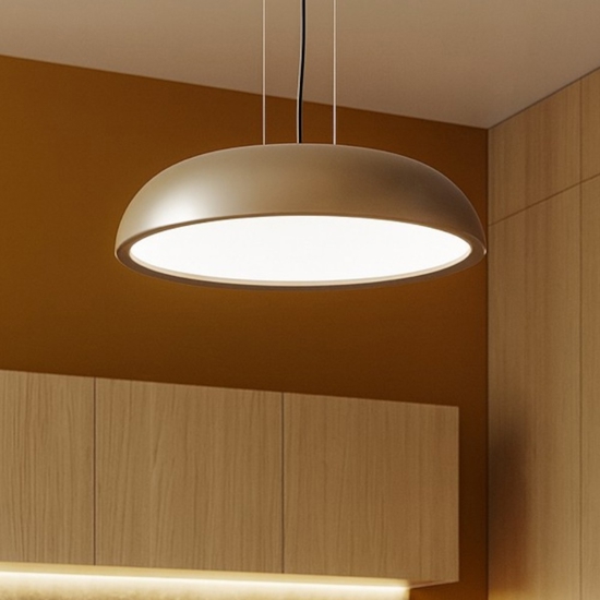 Isyluce zenel lampada a sospensione sabbia moderna led 27w dimmerabile