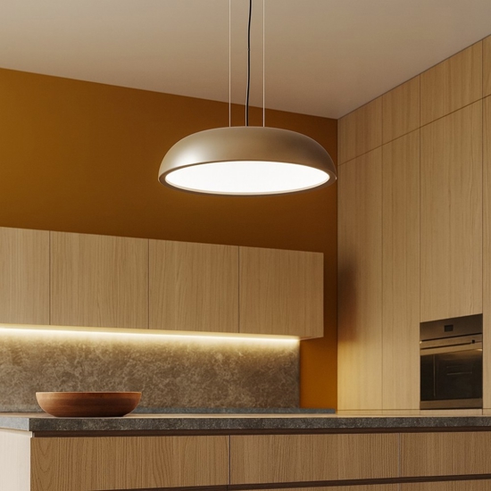 Isyluce zenel lampada a sospensione sabbia moderna led 27w dimmerabile