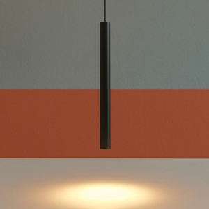 Lampada sospensione led 5w 3000k spoty da incasso cilindro nero