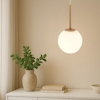 Maytoni basic form lampadario per bagno sfera vetro bianco