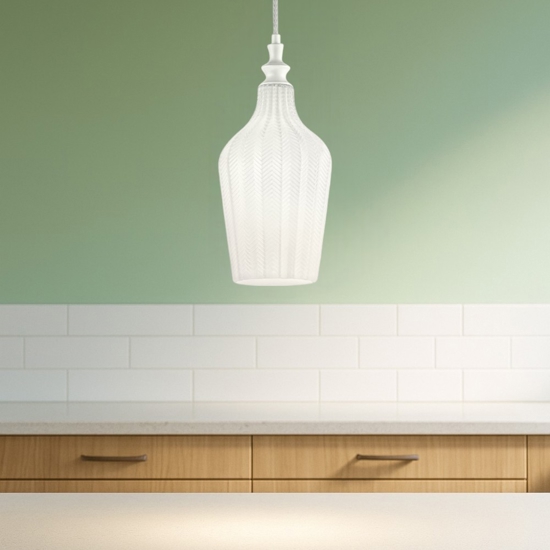 Gea luce cleofe lampada a sospensione vetro bianco opale Gea luce cleofe lampada a sospensione vetro bianco opale