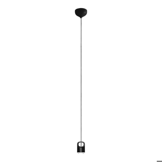 Lampade a sospensione design led 5w 3000k nero vivida bag