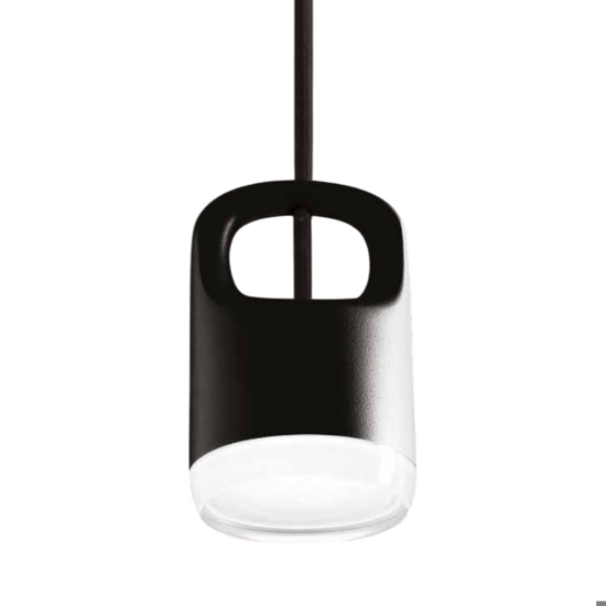 Lampade a sospensione design led 5w 3000k nero vivida bag