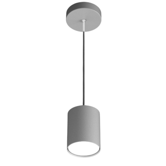 Top light shape lampada a sospensione per isola led gx53 metallo grigio