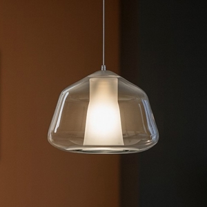 Lampada per camera da letto moderna vetro trasparente toplight