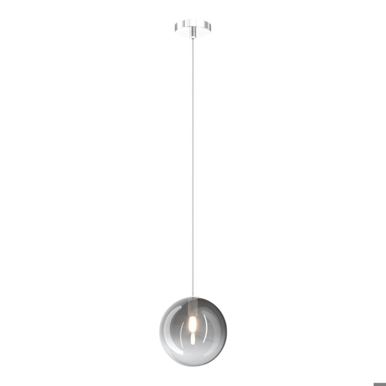 Toplight lampada a sospensione per isola desgin sfera fume