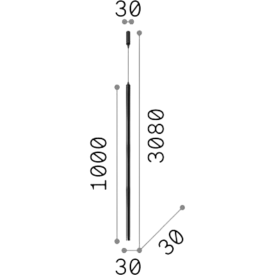 Ultrathin sp d100 round bianco ideal lux lampada sospensione cilindro led Ultrathin sp d100 round bianco ideal lux lampada sospensione cilindro led