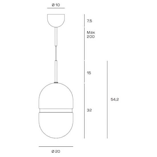 Lampadario a sospensione per bagno bronzo vetro bianco miloox domu
