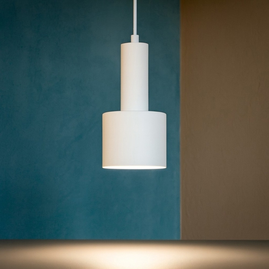 Ideal lux holly sp1 bianco lampada moderna a sospensione per isola