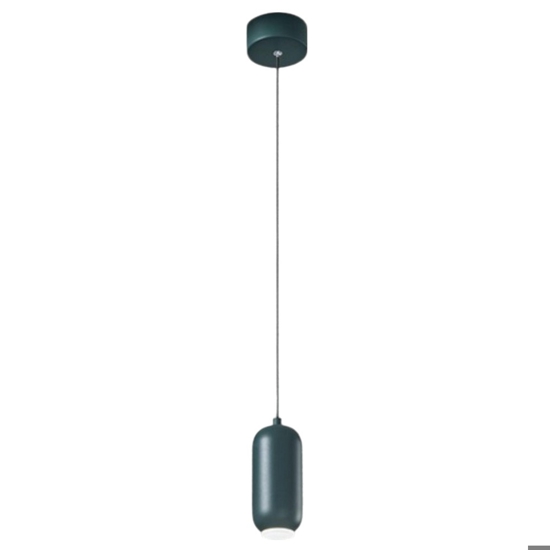 Lampada a sospensione bullet verde petrolio led perenz Lampada a sospensione bullet verde petrolio led perenz