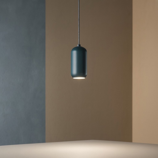 Lampada a sospensione bullet verde petrolio led perenz Lampada a sospensione bullet verde petrolio led perenz