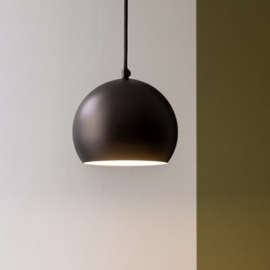 Visualizza i dettagli per Lampada a sospensione per cucina a cupola marrone 17 cm cavi regolabili Lampada a sospensione per cucina a cupola marrone 17 cm cavi regolabili