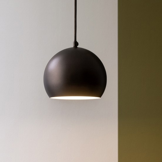 Lampada a sospensione per  cucina a cupola marrone 17 cm cavi regolabili Lampada a sospensione per  cucina a cupola marrone 17 cm cavi regolabili