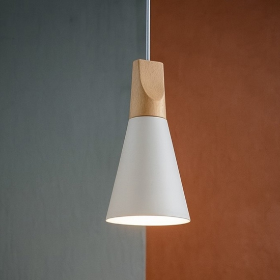 Maytoni bicones lampada a sospensione bianca moderna