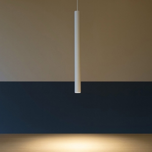 Gea luce thalassia lampada a sospensione led 7w 3000k tubolare bianca