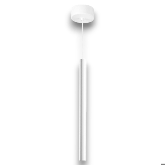 Gea luce thalassia lampada a sospensione led 7w 3000k tubolare bianca