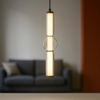 Lampadario a sospensione per bagno design minimal led 3000k dimmerabile