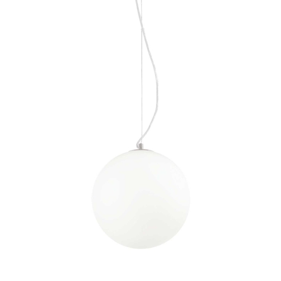Mapa bianco sp1 d30 ideal lulx lampada sfera vetro bianco