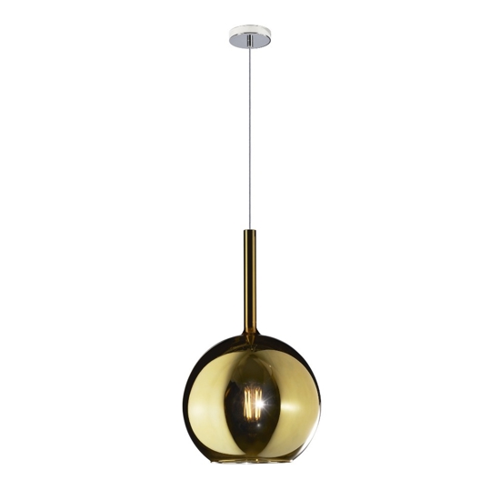 Lampada a sospensione per isola sfera oro top light future