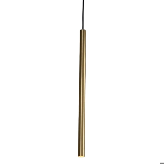 Lampada a sospensione cilindro oro 49 cm
