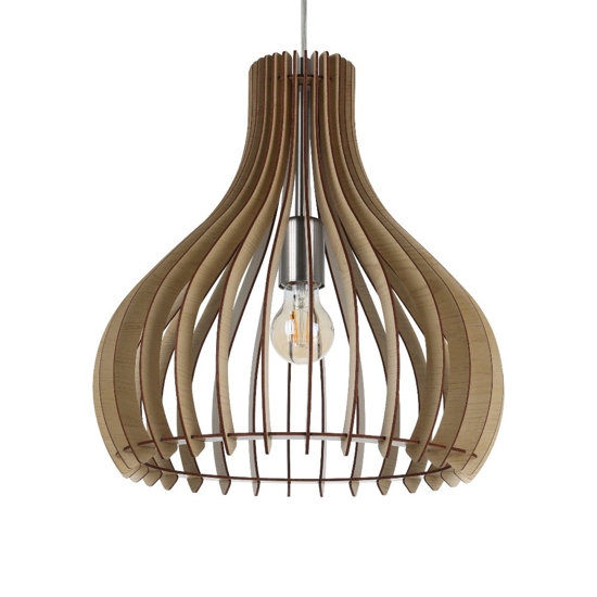 Eglo tindori lampadario da cucina per penisola moderna legno acero