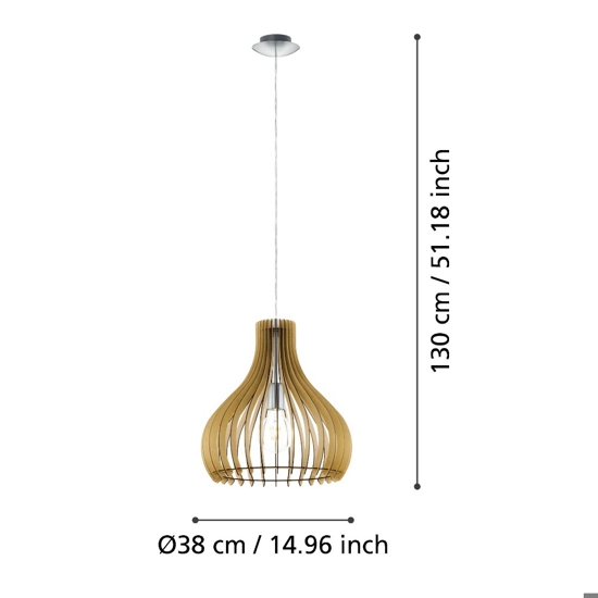 Eglo tindori lampadario da cucina per penisola moderna legno acero
