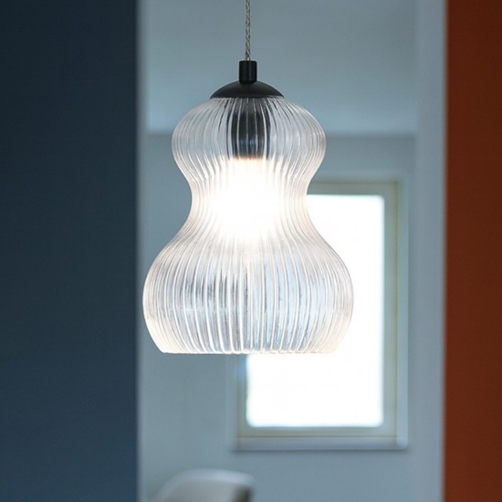 So madagascar 2 ondaluce lampada a sospensione vetro trasparente So madagascar 2 ondaluce lampada a sospensione vetro trasparente