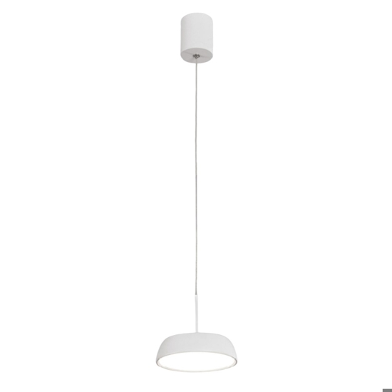 Lampada a sospensione bianca led 12w 3000k 4000k dimmerabile vivida pinco