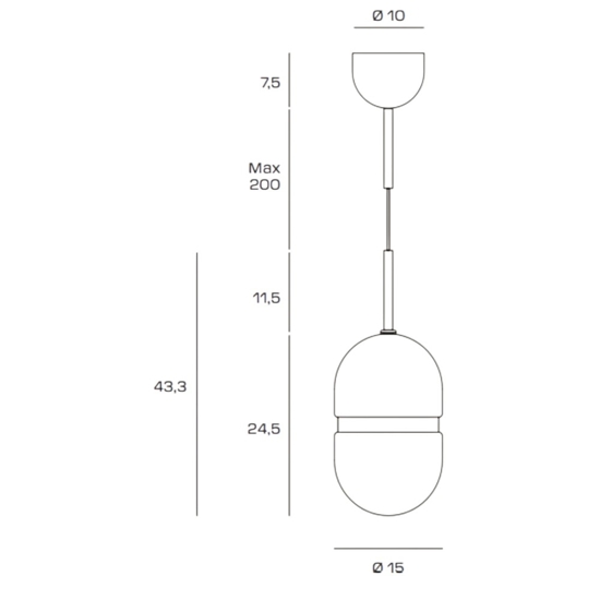 Lampada a sospensione miloox domu vetro bianco dettagli bronzo Lampada a sospensione miloox domu vetro bianco dettagli bronzo