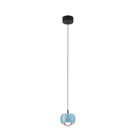Lampada a sospensione sfera design celeste moderna Lampada a sospensione sfera design celeste moderna