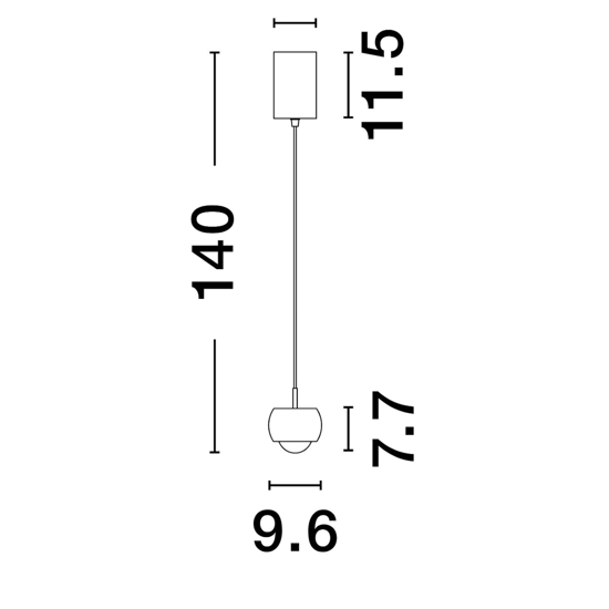 Lampada a sospensione sfera design celeste moderna Lampada a sospensione sfera design celeste moderna