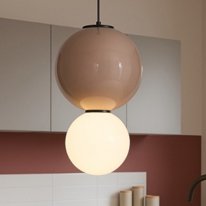 Lampada a sospensione da cucina diametro 25cm led 3000k