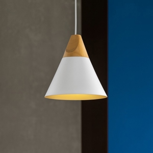 Maytoni bicones lampada a sospensione bianca per cucina