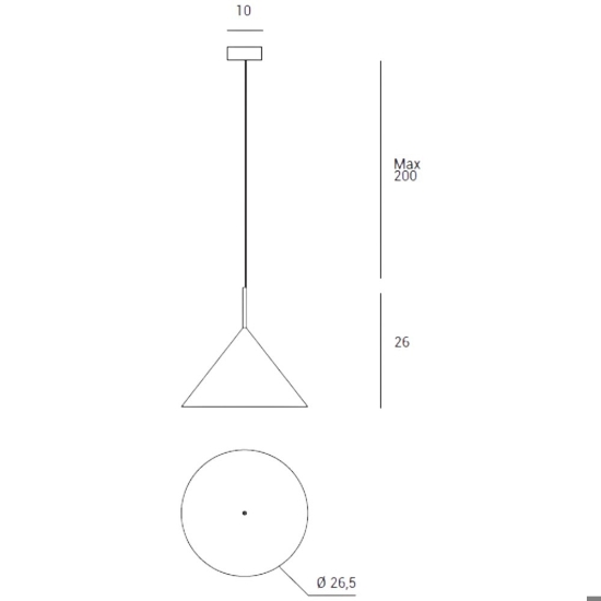 Lampada sospensione piatto nero per cucina miloox samoi