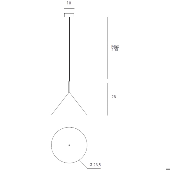 Lampada sospensione piatto nero per cucina miloox samoi