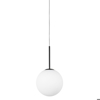 Jugen miloox lampadario da bagno a sospensione sfera vetro nero