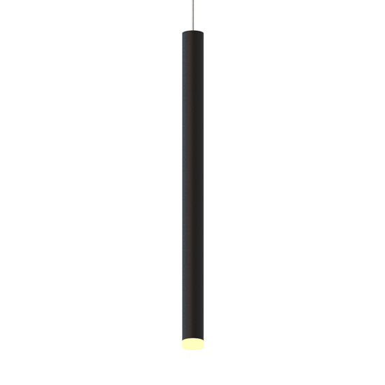 Lampada cilindro nero sospensione led 6w 3000k