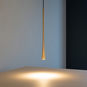 Dafne sg bianco gea luce lampada a sospensione oro led 7w 3000k