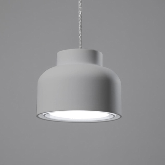 Lampada a sospensione vivida bottone titanio Lampada a sospensione vivida bottone titanio