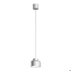 Lampadario a sospensione per bagno piccolo vivida bottone titanio