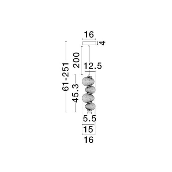 Lampada a sospensione design moderno vetro decorato ambra