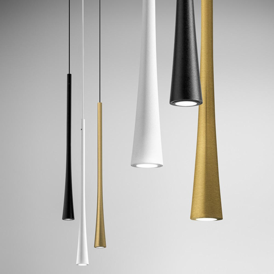 Dafne sp gea luce lampada nera a incasso led 7w 3000k