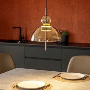 Maytoni bangkok lampadario led 12w 3000k per cucina mod185pl-l12cg3k1