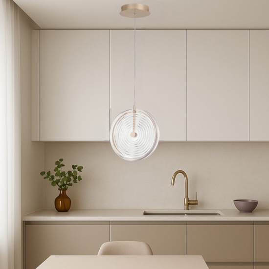 Ondaluce so jokey pc lampadario vetro trasparente led Ondaluce so jokey pc lampadario vetro trasparente led