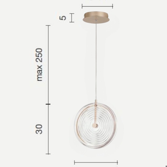 Ondaluce so jokey pc lampadario vetro trasparente led Ondaluce so jokey pc lampadario vetro trasparente led