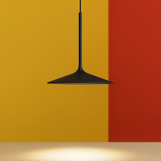 Lampada a sospensione poe p1 linea light grigio raggrizzante led 7w 3000k