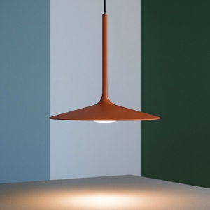 Linea light lampada a sospensione poe terracotta led 7w 3000k