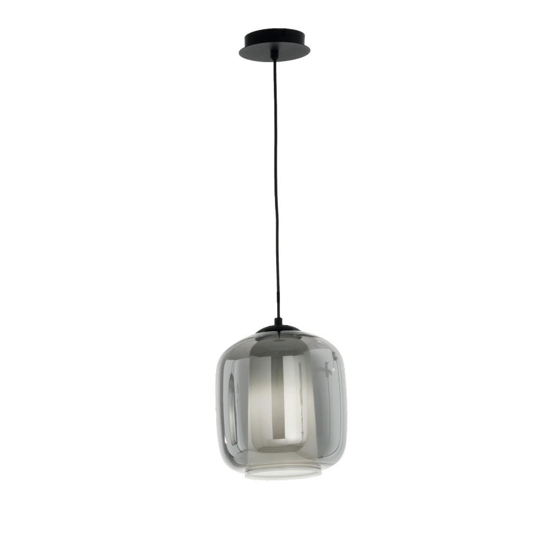 So bonnie 2 fume ondaluce lampada a sospensione vetro per bancone base nero
