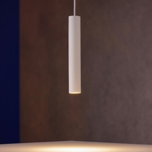 Lampada a sospensione cilindro ideal lux look sp1 d06 bianco
